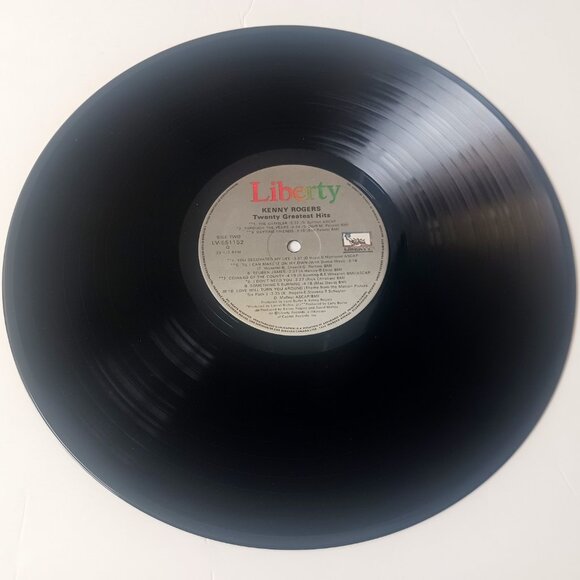 Kenny Rogers Twenty Greatest Hits vinyl record, 1983 original record - Picture 10 of 11